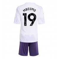 Manchester United Bryan Mbeumo #19 Vonkajší Detský futbalový dres 2025-26 Krátky Rukáv (+ trenírky)